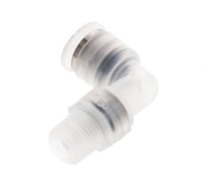 Racor de 6mm x R1/8'' 90deg con rosca macho Latón FKM Giratorio