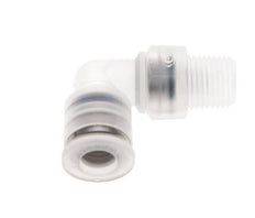 Racor de 6mm x R1/8'' 90deg con rosca macho Latón FKM Giratorio