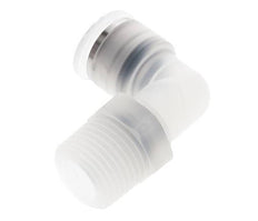 12mm x R1/2'' 90deg Elbow Push-in Fitting with Male Threads PA EPDM/PTFE Rotatable