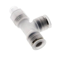 8mm x R1/8'' Right Angle Tee Push-in Fitting with Male Threads PA EPDM FDA Rotatable