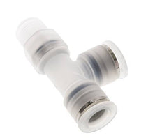 Racor en T en ángulo recto de 12mm x R3/8'' con rosca macho Latón/PA 66 NBR Giratorio