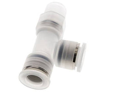 Racor en T en ángulo recto de 12mm x R3/8'' con rosca macho Latón/PA 66 NBR Giratorio