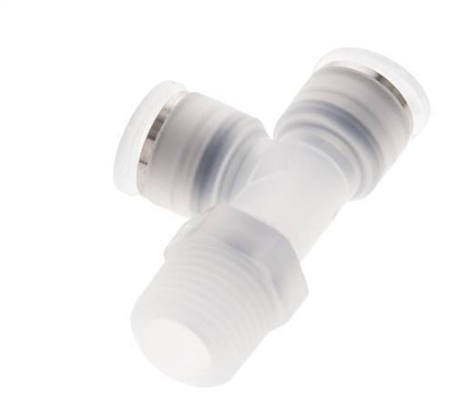 12mm x R1/2'' Right Angle Tee Push-in Fitting with Male Threads PA EPDM FDA Rotatable