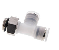 10mm x G3/8'' Right Angle Tee Push-in Fitting with Male Threads PA/Stainless Steel EPDM FDA Rotatable