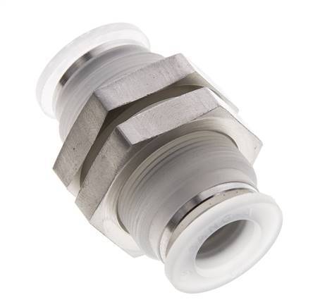 12mm Push-in Fitting PA EPDM/PTFE Bulkhead