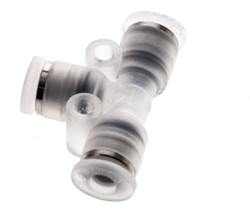 Racor en T de 4 mm PA 66 NBR