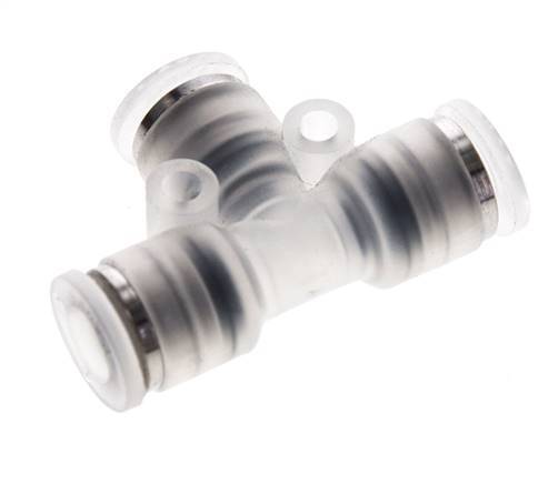 Racor en T de 6 mm PA 66 NBR