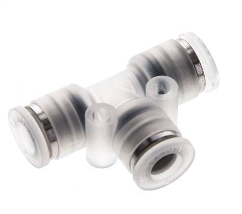 Racor en T de 6 mm PA 66 NBR