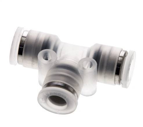 Racor en T de 6 mm PA 66 NBR