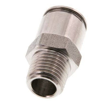 10mm x R1/4'' Push-in Fitting with Male Threads Stainless Steel FKM