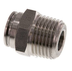 12mm x R1/2'' Push-in Fitting with Male Threads Stainless Steel FKM