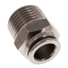12mm x R1/2'' Push-in Fitting with Male Threads Stainless Steel FKM