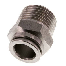 12mm x R1/2'' Push-in Fitting with Male Threads Stainless Steel FKM