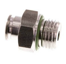 Racor de 6mm x G1/4'' con rosca macho Acero inoxidable FKM