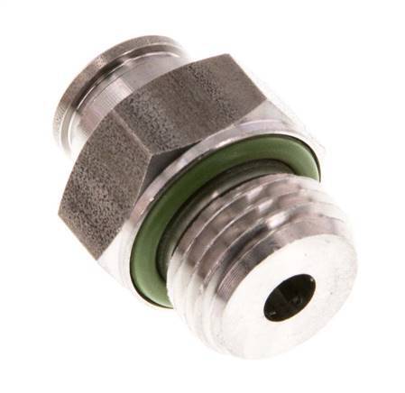 Racor de 6mm x G1/4'' con rosca macho Acero inoxidable FKM