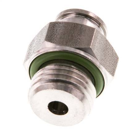 Racor de 6mm x G1/4'' con rosca macho Acero inoxidable FKM