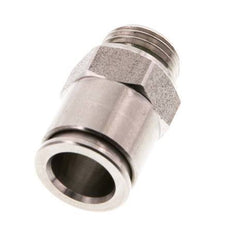 10mm x G1/4'' Push-in Fitting with Male Threads Stainless Steel FKM