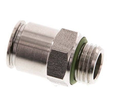 10mm x G1/4'' Push-in Fitting with Male Threads Stainless Steel FKM