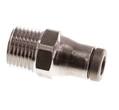 Racor de 4mm x 1/8'' NPT con rosca macho Acero inoxidable FKM