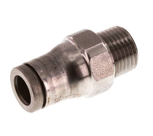 Racor de 6mm x 1/8'' NPT con rosca macho Acero inoxidable FKM