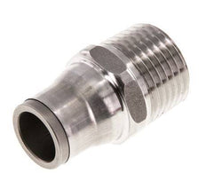 Racor de 12mm x 1/2'' NPT con rosca macho Acero inoxidable FKM