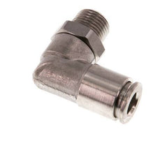 Racor de 6mm x R1/8'' 90deg con rosca macho Latón FKM Giratorio