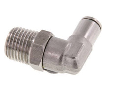 Racor de 4mm x R1/4'' 90deg con rosca macho Latón FKM Giratorio