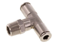 Racor en T de 4mm x R1/8'' con rosca macho Latón/PA 66 NBR Giratorio