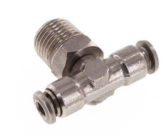 Racor en T de 4mm x R1/4'' con rosca macho Latón/PA 66 NBR Giratorio