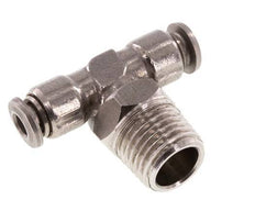 Racor en T de 4mm x R1/4'' con rosca macho Latón/PA 66 NBR Giratorio