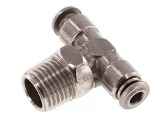 Racor en T de 4mm x R1/4'' con rosca macho Latón/PA 66 NBR Giratorio