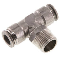 Racor en T de 12mm x R1/2'' con rosca macho Latón/PA 66 NBR Giratorio