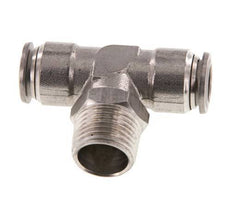Racor en T de 12mm x R1/2'' con rosca macho Latón/PA 66 NBR Giratorio