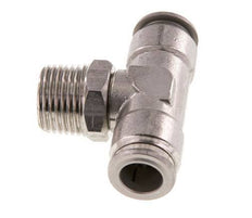 Racor en T de 12mm x R1/2'' con rosca macho Latón/PA 66 NBR Giratorio