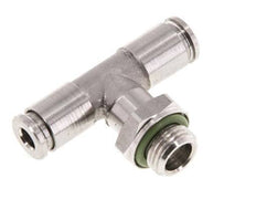 Racor en T de 4mm x G1/8'' con rosca macho Acero inoxidable FKM FDA Giratorio