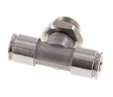Racor en T de 10mm x G3/8'' con rosca macho Acero inoxidable FKM FDA Giratorio