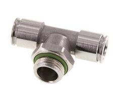 Racor en T de 10mm x G3/8'' con rosca macho Acero inoxidable FKM FDA Giratorio