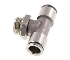 Racor en T de 10mm x G3/8'' con rosca macho Acero inoxidable FKM FDA Giratorio