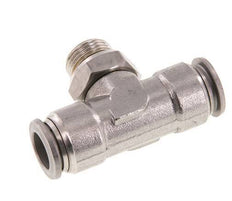 Racor en T de 12mm x G3/8'' con rosca macho Acero inoxidable FKM FDA Giratorio