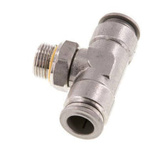 Racor en T de 12mm x G3/8'' con rosca macho Acero inoxidable FKM FDA Giratorio