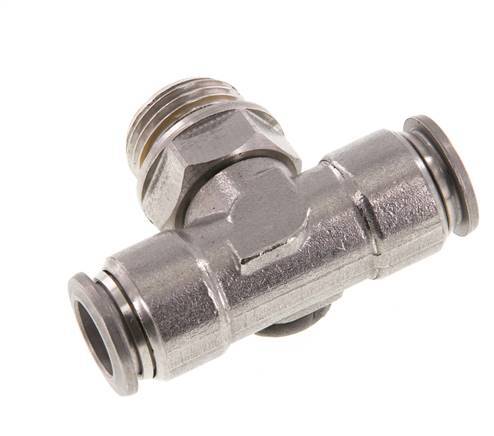 Racor en T de 12mm x G1/2'' con rosca macho Acero inoxidable FKM FDA Giratorio