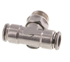 Racor en T de 12mm x G1/2'' con rosca macho Acero inoxidable FKM FDA Giratorio