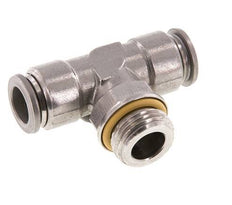 Racor en T de 12mm x G1/2'' con rosca macho Acero inoxidable FKM FDA Giratorio