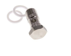 1-way Stainless Steel Banjo Bolt with G1/4'' Male Threads PTFE