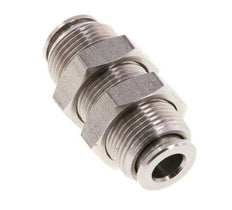 Racor rápido de 6 mm Pasamuros de acero inoxidable FKM