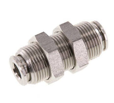 Racor rápido de 6 mm Pasamuros de acero inoxidable FKM