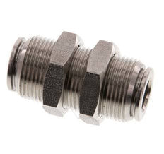 Racor rápido de 8 mm Pasamuros de acero inoxidable FKM