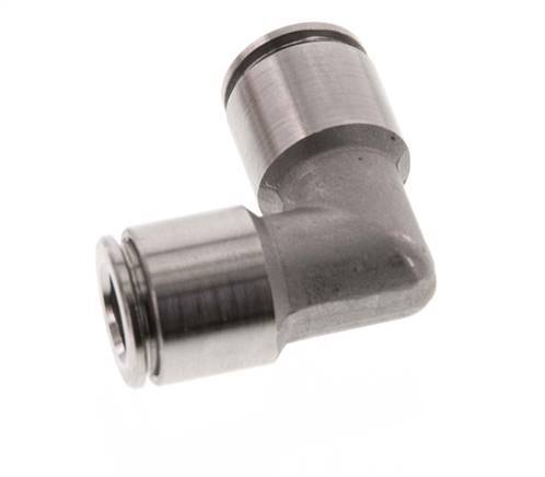 8mm 90deg Elbow Push-in Fitting Stainless Steel FKM