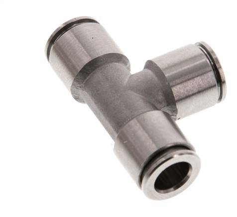 8mm Tee Push-in Fitting Stainless Steel FKM