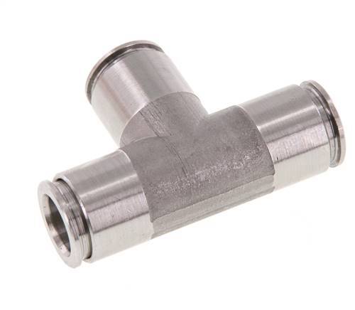 10mm Tee Push-in Fitting Stainless Steel FKM